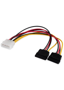 Кабель Buro Molex 8980 SATA (BU-MOLEX-2XSATA) [BU-MOLEX-2XSATA]