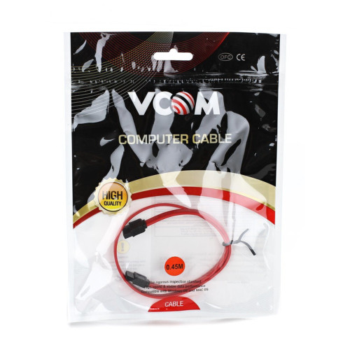 Кабель/ Кабель SATA интерфейсный 45/50см VCOM <VHC7660> Кабель/ Кабель SATA интерфейсный 45/50см VCOM <VHC7660>