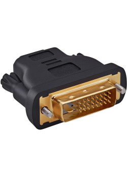 Адаптер Buro DVI-D (m) HDMI (f) (BHP RET ADA_HDMI-DVI) черный [BHP RET ADA_HDMI-DVI]