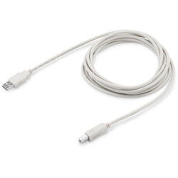 Кабель Buro USB A(m) USB B(m) 3м (USB2.0-AM/BM-3) серый [USB2.0-AM/BM-3]