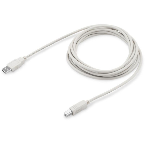 Кабель Buro USB A(m) USB B(m) 3м (USB2.0-AM/BM-3) серый [USB2.0-AM/BM-3]