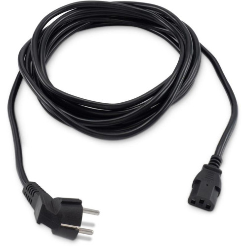 Кабель Buro BU-PCAB-5M-16A IEC C13 Евровилка угловой 5м [BU-PCAB-5M-16A]