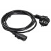 Кабель Buro BU-PCAB-3M-16A IEC C13 Евровилка 3м [BU-PCAB-3M-16A]