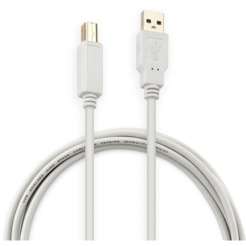 Кабель Buro USB A(m) USB B(m) 5м (USB2.0-AM/BM-5M-MG) феррит.кольца [USB2.0-AM/BM-5M-MG]
