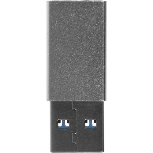 Адаптер Buro ver3.0 USB A(m) USB Type-C (f) (BU-USB3-AM-CF) серебристый