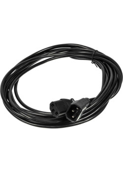 Кабель-удлинитель Buro AN23-1008-5 IEC C13 IEC C14 5м черный [AN23-1008-5]