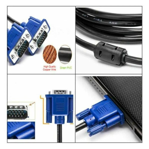 Кабель Premier 5-960B VGA (m) VGA (m) 1.8м (5-960B 1.8) феррит.кольца черный Кабель Premier 5-960B VGA (m) VGA (m) 1.8м (5-960B 1.8) феррит.кольца черный