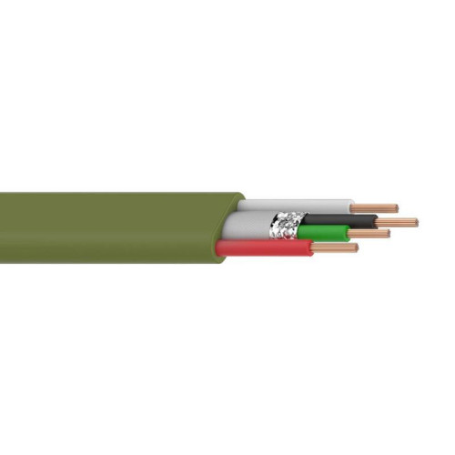 Кабель Hama 00187231 USB (m)-USB Type-C (m) 1м зеленый плоский [00187231]