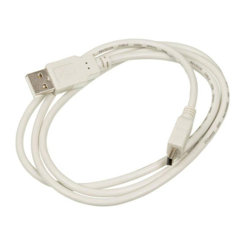 Кабель Ningbo USB A(m) mini USB B (m) 1м (USB2.0-M5P) серый [USB2.0-M5P]