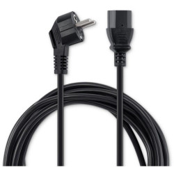 Кабель Buro BU-PCAB-5M-16A IEC C13 Евровилка угловой 5м [BU-PCAB-5M-16A]