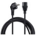 Кабель Buro BU-PCAB-5M-16A IEC C13 Евровилка угловой 5м [BU-PCAB-5M-16A]