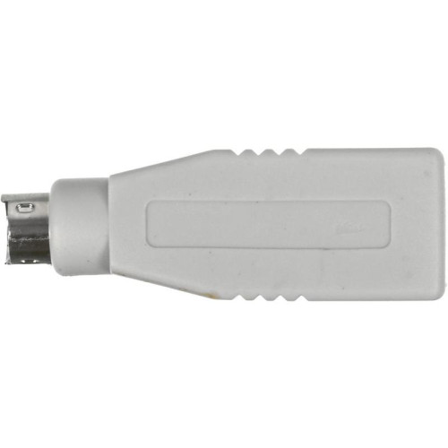 Переходник Ningbo MD6M PS/2 (m) USB A(f) (USB013A) серый [USB013A]