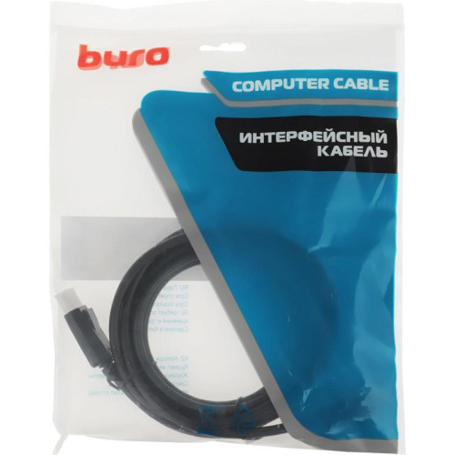 Кабель Buro BU-DP-v1.4-3m ver1.4 DisplayPort (m) DisplayPort (m) 3м черный (пакет)
