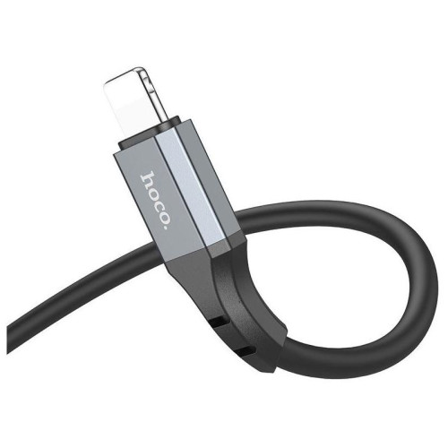 Кабель Hoco X92 Honest IP USB (m)-Lightning (m) 3м черный коробка