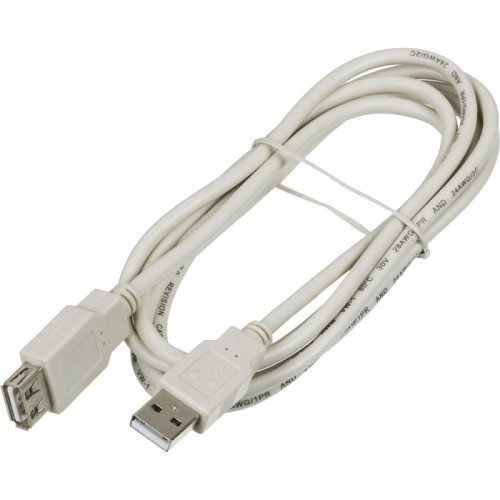 Кабель-удлинитель Ningbo USB A(m) USB A(f) 1.8м (USB2.0-AM-AF-BR) (блистер) [USB2.0-AM-AF-BR]