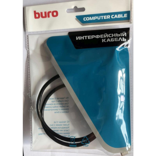 Кабель Buro MK30-AM-1.5 micro USB 3.0 B (m) USB A(m) 1.5м черный [MK30-AM-1.5]