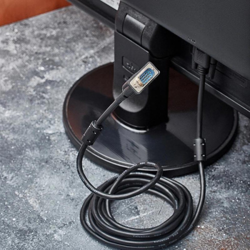 Кабель Rexant VGA (m) VGA (m) 3м (17-5505-6) феррит.кольца черный