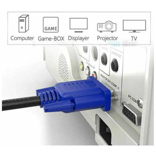 Кабель Premier 5-960B VGA (m) VGA (m) 1.5м (5-960B 1.5) феррит.кольца черный [5-960B 1.5]