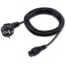 Кабель Buro IEC C5 (3-pin) Евровилка 3м (BU-PCAB-3-3PIN) [BU-PCAB-3-3PIN]