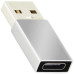 Адаптер Buro ver3.0 USB A(m) USB Type-C (f) (BU-USB3-AM-CF) серебристый Адаптер Buro ver3.0 USB A(m) USB Type-C (f) (BU-USB3-AM-CF) серебристый
