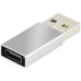 Адаптер Buro ver3.0 USB A(m) USB Type-C (f) (BU-USB3-AM-CF) серебристый Адаптер Buro ver3.0 USB A(m) USB Type-C (f) (BU-USB3-AM-CF) серебристый