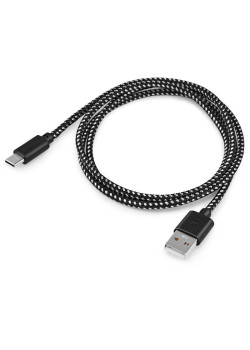 Кабель Buro Braided BHP RET TYPEC1 USB (m)-USB Type-C (m) 1м [BHP RET TYPEC1]