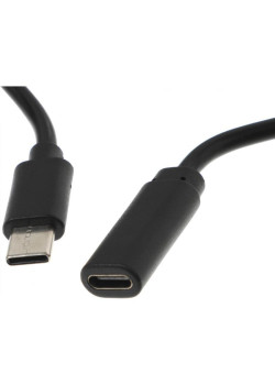 Кабель-удлинитель Buro USB Type-C (m) USB Type-C (f) 2м (BU-EXT-TYPEC-2M) черный [BU-EXT-TYPEC-2M]