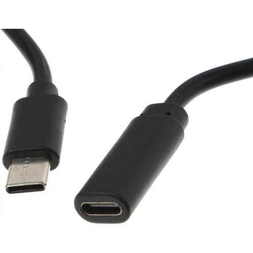 Кабель-удлинитель Buro USB Type-C (m) USB Type-C (f) 2м (BU-EXT-TYPEC-2M) черный [BU-EXT-TYPEC-2M]