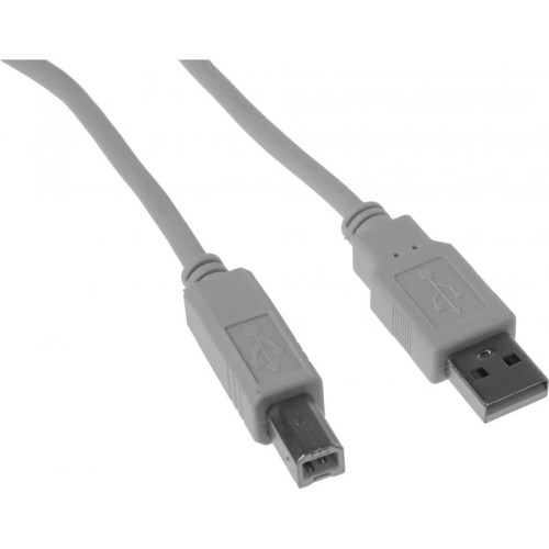 Кабель Ningbo USB A(m) USB B(m) 3м (USB2.0-AM/BM-3M-MG) феррит.кольца серый [USB2.0-AM/BM-3M-MG]