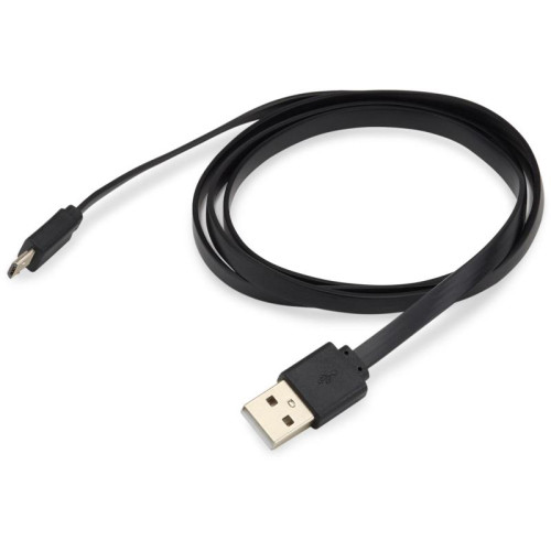 Кабель Buro BHP MICROUSB 1M FLAT USB (m)-micro USB (m) 1м черный плоский [BHP MICROUSB 1M FLAT]