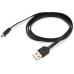 Кабель Buro BHP MICROUSB 1M FLAT USB (m)-micro USB (m) 1м черный плоский [BHP MICROUSB 1M FLAT]