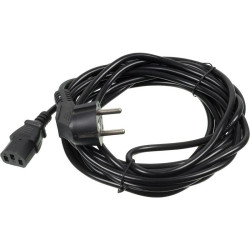 Кабель Buro AN23-1000-5 IEC C13 Евровилка 5м черный [AN23-1000-5]