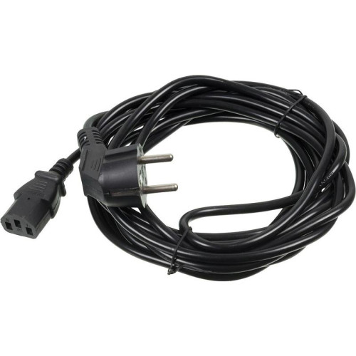 Кабель Buro AN23-1000-5 IEC C13 Евровилка 5м черный [AN23-1000-5]