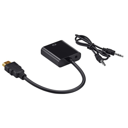 Переходник Buro HDMI (m) VGA (f) 0.1м (HDMI-M-VGA-F) [HDMI-M-VGA-F]