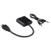 Переходник Buro HDMI (m) VGA (f) 0.1м (HDMI-M-VGA-F) [HDMI-M-VGA-F]