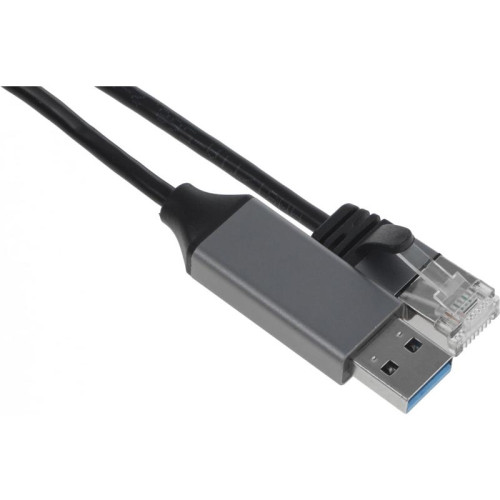 Кабель Buro BU-USB-A-LAN1000-2m USB A (m) RJ-45 (m) 2м черный (пакет)