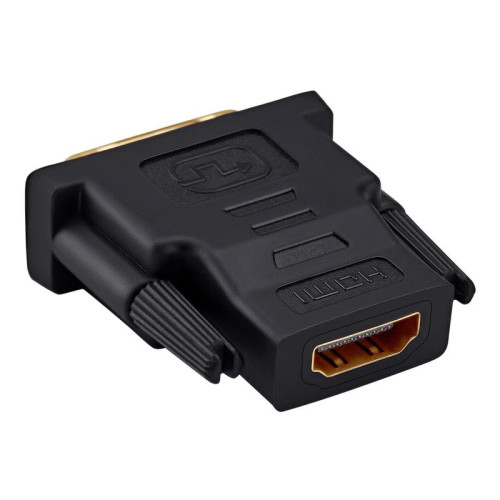 Переходник Buro HDMI (f) DVI-D (m) (HDMI-19FDVID-M_ADPT) черный [HDMI-19FDVID-M_ADPT]