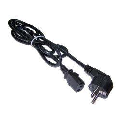 Шнур питания Lanmaster LAN-PP13/SHA-2.0-BK C13-Schuko проводник.:3x0.75мм2 2м 220В 10А черный