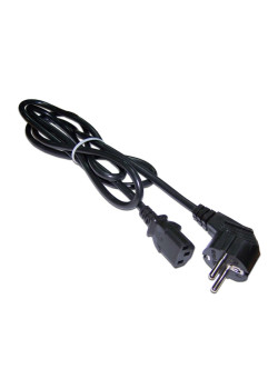 Шнур питания Lanmaster LAN-PP13/SHA-2.0-BK C13-Schuko проводник.:3x0.75мм2 2м 220В 10А черный