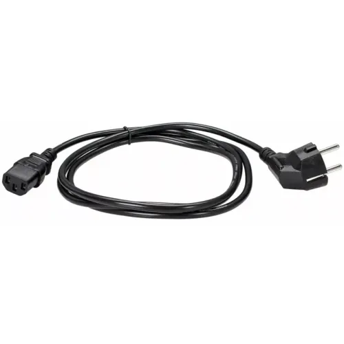 Кабель/ Кабель комп - розетка 220V EU (угловой)<VDE> 3GX0,75mm2, 1,8m, медь, Telecom <TY021-CU0.75-1.8M>