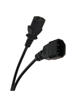 Кабель/ Кабель монитор - компьютер 1.8 метра 220V (UPS -> устройство) <VDE> 3G*0.5mm Aopen <ACE001-1.8M>