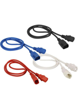 Шнур питания Lanmaster LAN-PP13/14-2.0-BL C13-С14 проводник.:3x0.75мм2 2м 250В 10А синий