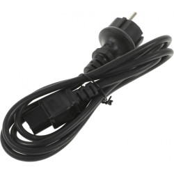 Шнур питания Lanmaster LAN-PP13/SH-1.8-BK C13-Schuko проводник.:3x0.75мм2 1.8м 220В 10А черный