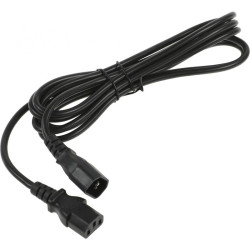 Шнур питания Hyperline PWC-IEC13-IEC14-3.0-BK C13-С14 проводник.:3x1.0мм2 3м 230В 10А (упак.:1шт) черный