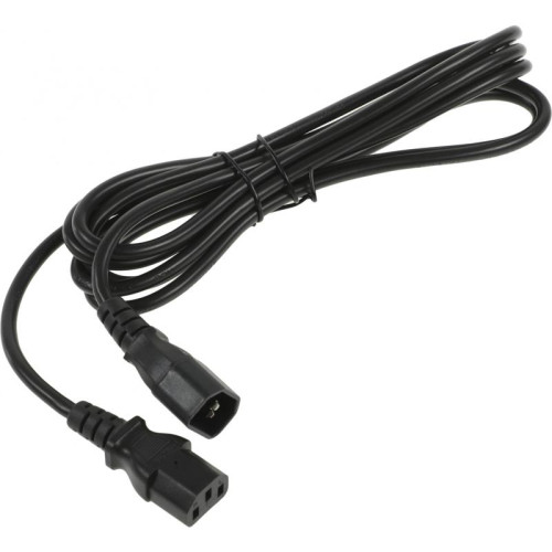 Шнур питания Hyperline PWC-IEC13-IEC14-3.0-BK C13-С14 проводник.:3x1.0мм2 3м 230В 10А (упак.:1шт) черный