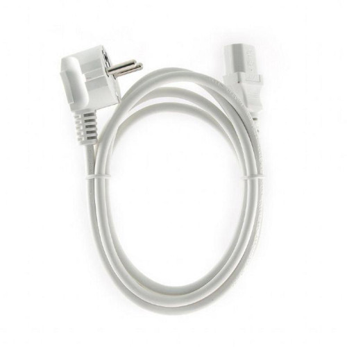 Кабель питания Cablexpert PC-186W-VDE, 1.8м, Schuko- C13, VDE, 10А, белый, с заземлением, пакет
