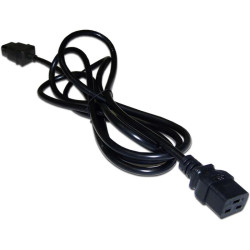 Шнур питания Lanmaster LAN-PP19/20-0.5-BK C19-C20 проводник.:3x1.5мм2 0.5м 250В 16А черный