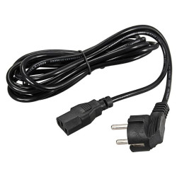 Шнур питания Rexant 11-1122 C13-Schuko проводник.:3x0.75мм2 3м 220В 6А черный