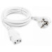 Кабель питания Cablexpert PC-186-1-3 белый, 1.8м, Schuko(S22) - C13, Сечение провода 3x1кв.мм, с заземлением, без индивидуальной упаковки (сборка) Кабель питания Cablexpert PC-186-1-3 белый, 1.8м, Schuko(S22) - C13, Сечение провода 3x1кв.мм, с заземлением, без индивидуальной упаковки (сборка)