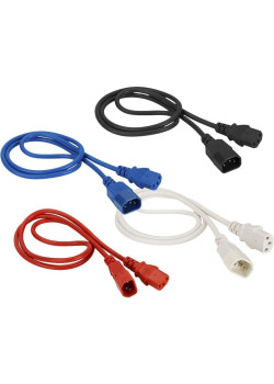 Шнур питания Lanmaster LAN-PP13/14-7.0-BK C13-С14 проводник.:3x0.75мм2 7м 220В 10А черный